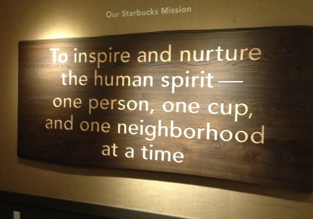 Starbucks mission