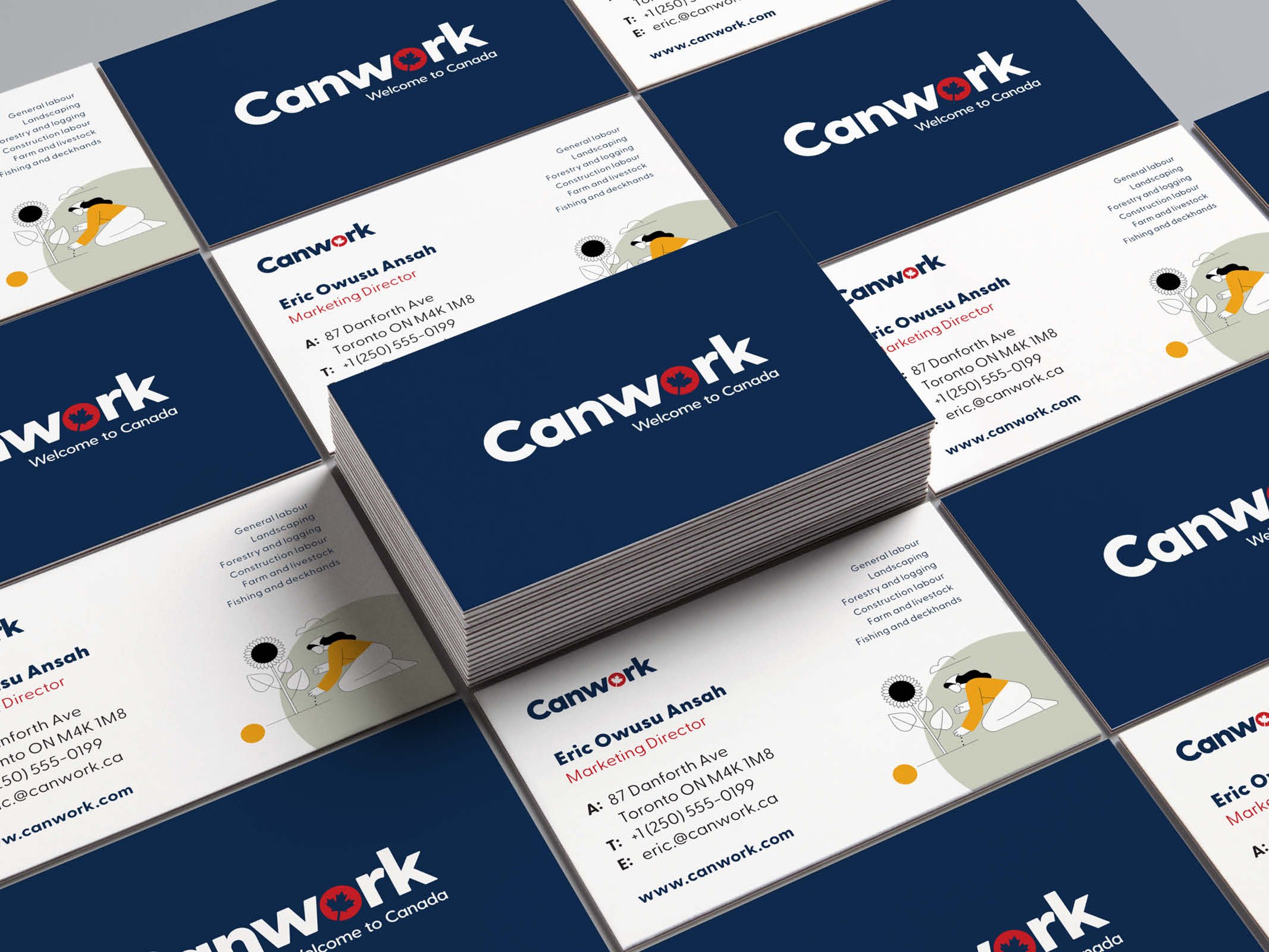 Canwork business cards