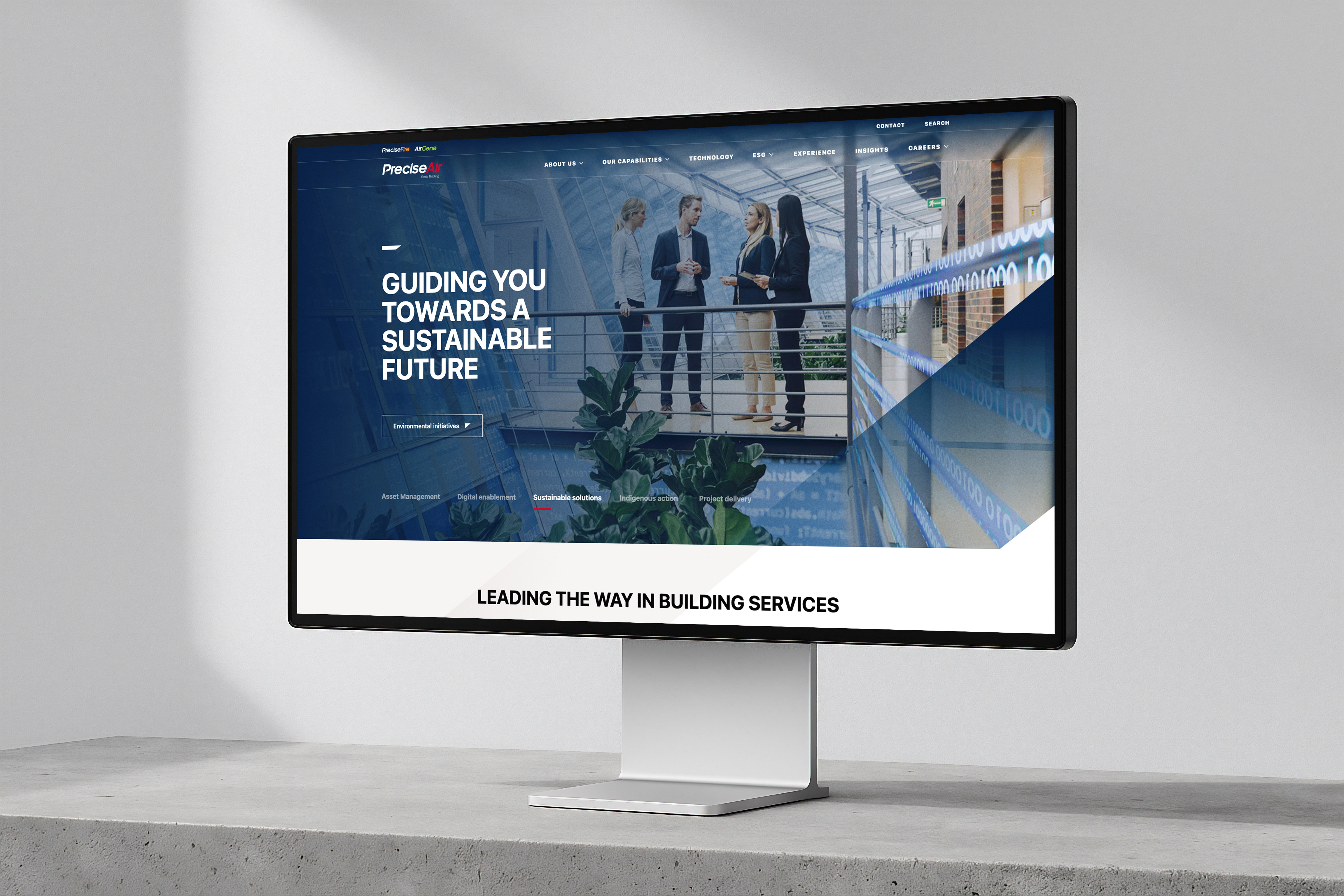 Precise Air Website Design